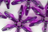 25mm Star Transparent; Dark Amethyst 13g 25mm Star Transparent; Dark Amethyst 13g
